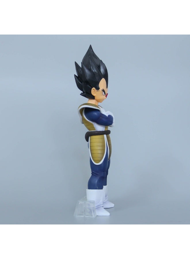 Dragon Ball Super Saiyan Black-haired Battle Suit Earth Vegeta, 23 cm Figure, Perfect Birthday Gift and Captivating Desktop Decoration - Image 2